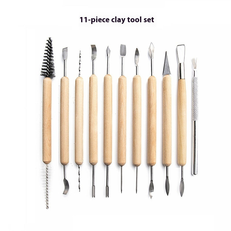 Clay Tools 11 Pieces Suit Repair Billet Multi-combination Pottery Tools