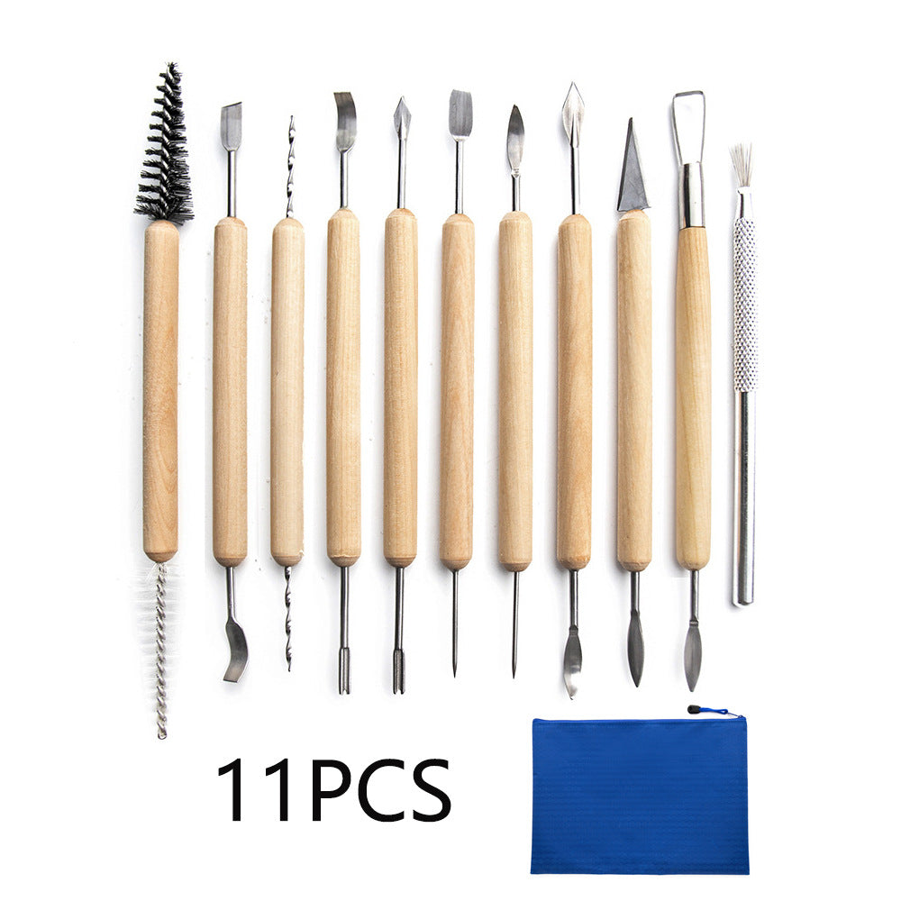 Clay Tools 11 Pieces Suit Repair Billet Multi-combination Pottery Tools